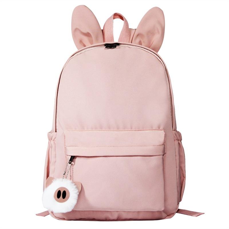 Новый рюкзак с кроличьими ушками в стиле инс, милый студенческий школьный рюкзак