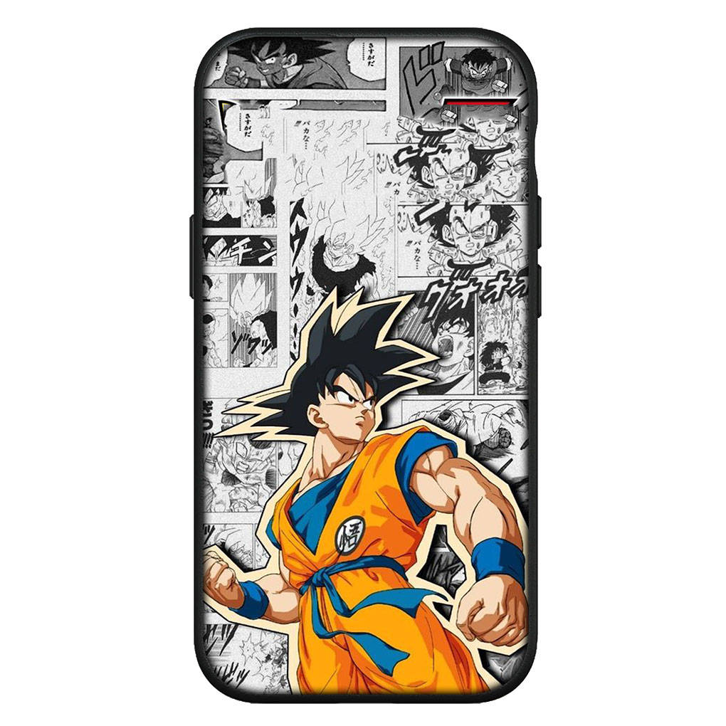Чехол для iPhone 16 15 Xiaomi Redmi Note 14 13 12 11 Pro Max 16e Samsung Galaxy S25 S24 S23 Moto OPPO Huawei Dragon Ball DragonBall Goku Z Чехол для телефона