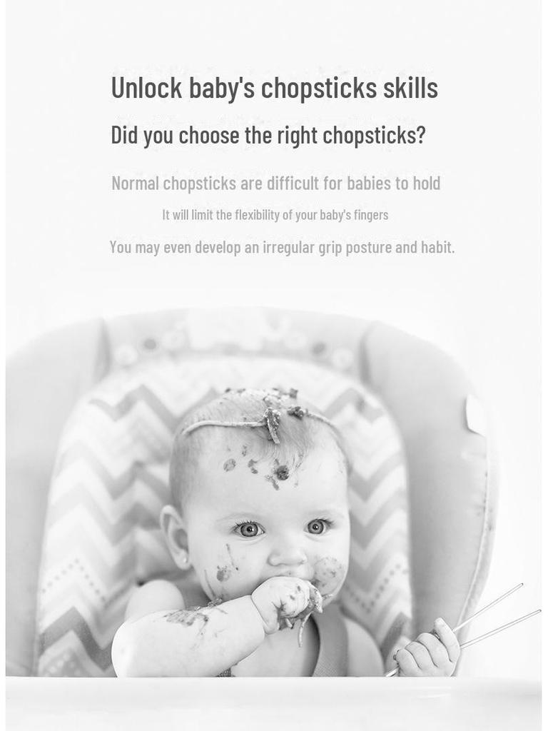 Детские обучающие палочки для еды для малышей в возрасте от 2 до 6 лет — двухэтапное обучающее пособие для домашней практики