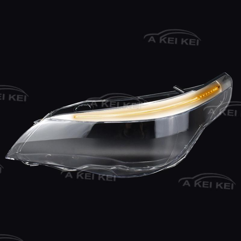 Подходит для BMW E60 E61 525I 530I 545I 550I 2008-2010 Светодиодная фара AFS Корпус фары Крышка фары Стекло фары С отверстием