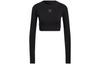 Укороченный топ для тренировок Stella McCartney TrueStrength с вырезами HB6074