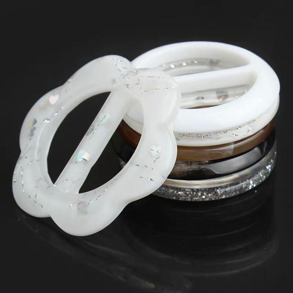 Flower Clothes Decoration Round Garment Accessories Garment buckle T Shirt Clips Resin Scarf Buckle