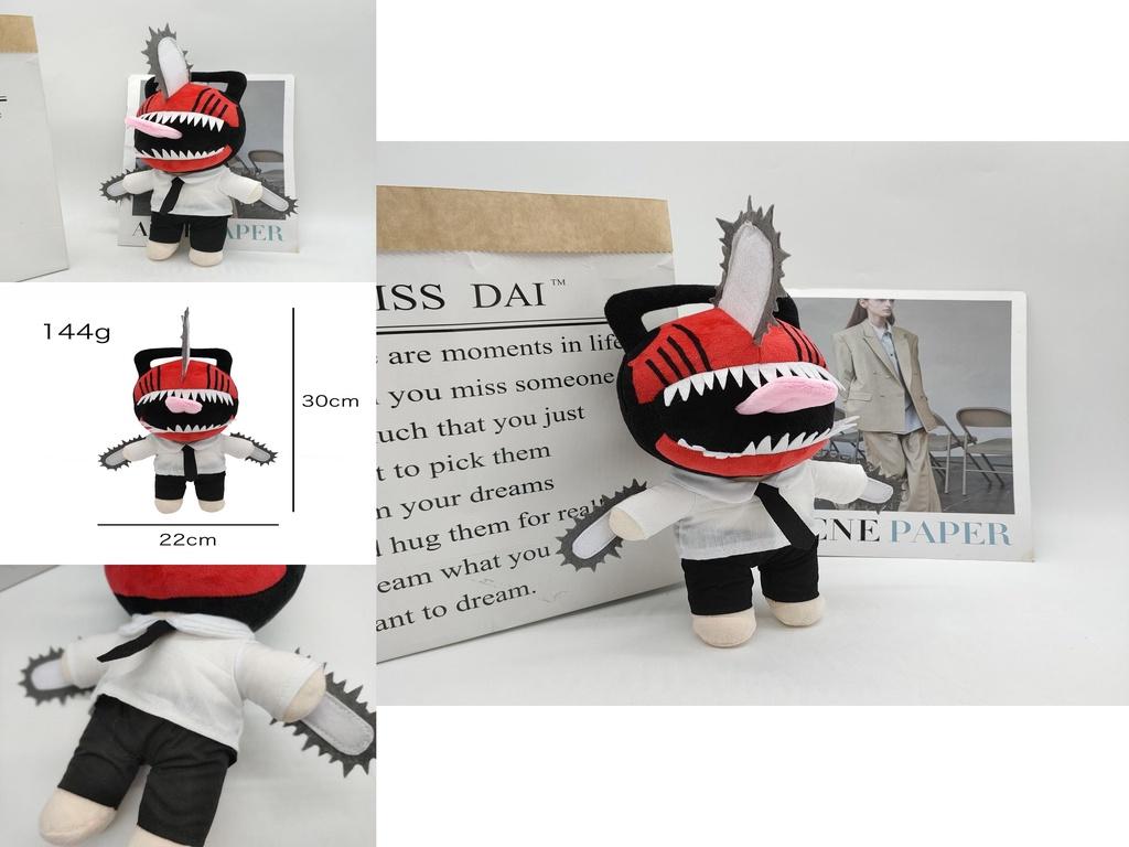 Cute And Fun Denji Chainsaw Man Plushtoy For All Ages Ideal For Room Decorations And Cosplay Costume Props