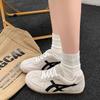 Женская обувь Dexun 2025 года, весна, новинка, популярная, универсальная, легкая, на плоской подошве, повседневная, спортивная обувь, мягкая подошва, обувь Forrest Gump