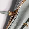 [Pre-Owned] Voyou Adjustable Shoulder Strap Zipper Closure Silk And Calfskin Mini Shoulder Crossbody Bag - Very Good #MK50HX