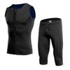 2mm Neoprene Wetsuit Shorts Vest Set Diving Snorkeling Surfing Thermal Swimsuit for Men Women