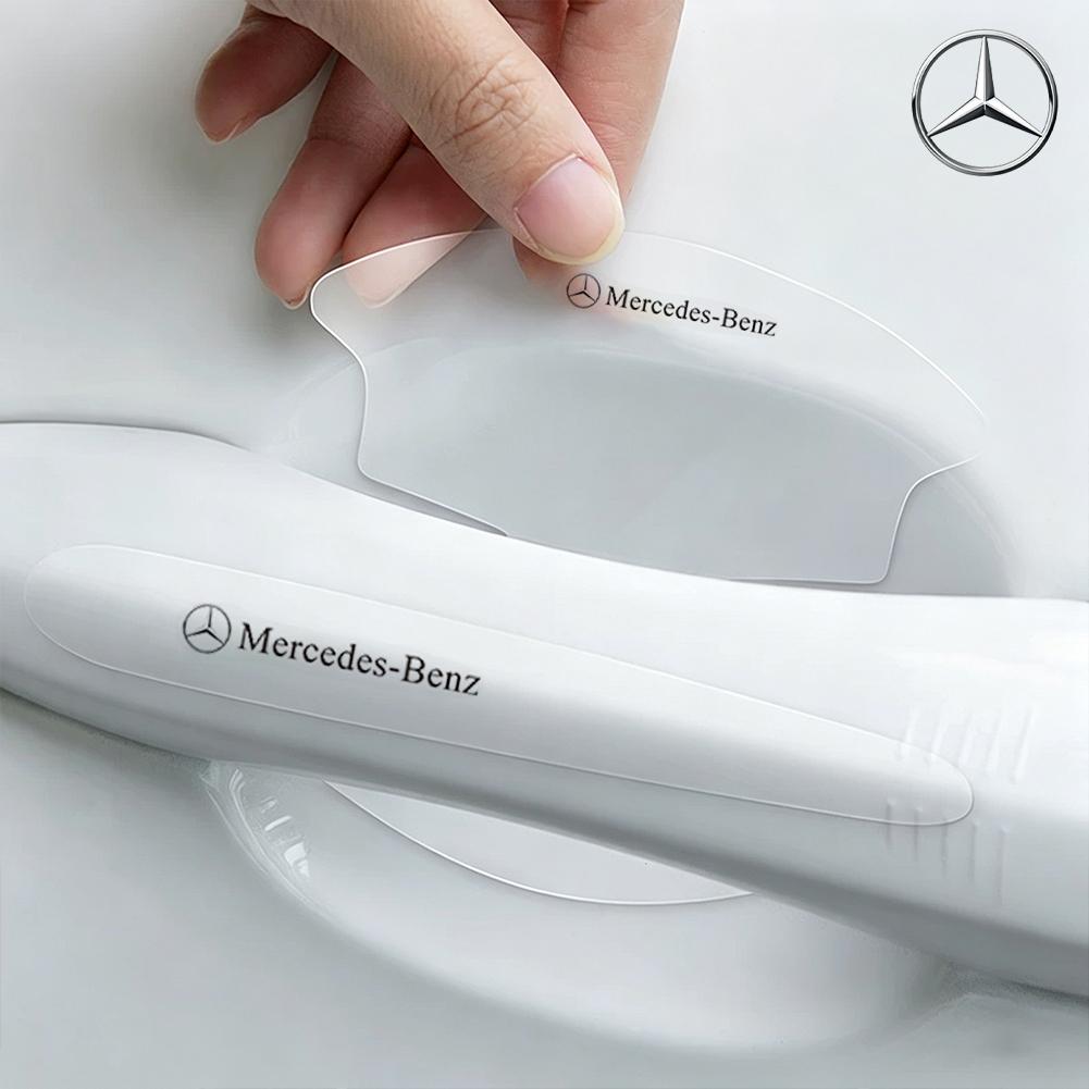 ULA5 Transparent Car Door Handle Bowl Sticker Anti-collision Strip For Mercedes-Benz GLC X253 X254 C-Class W205 W206 A-Class W177 GLA