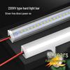 50CM V-Shaped LED High-Voltage Rigid Light Bar, 220V Driverless for Display Cabinets.