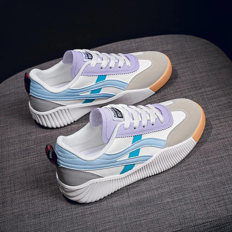 Модные женские кроссовки 2024 года, легкие, удобные, повседневные, на шнуровке, дышащие, кроссовки для бега, многофункциональные, для путешествий на открытом воздухе