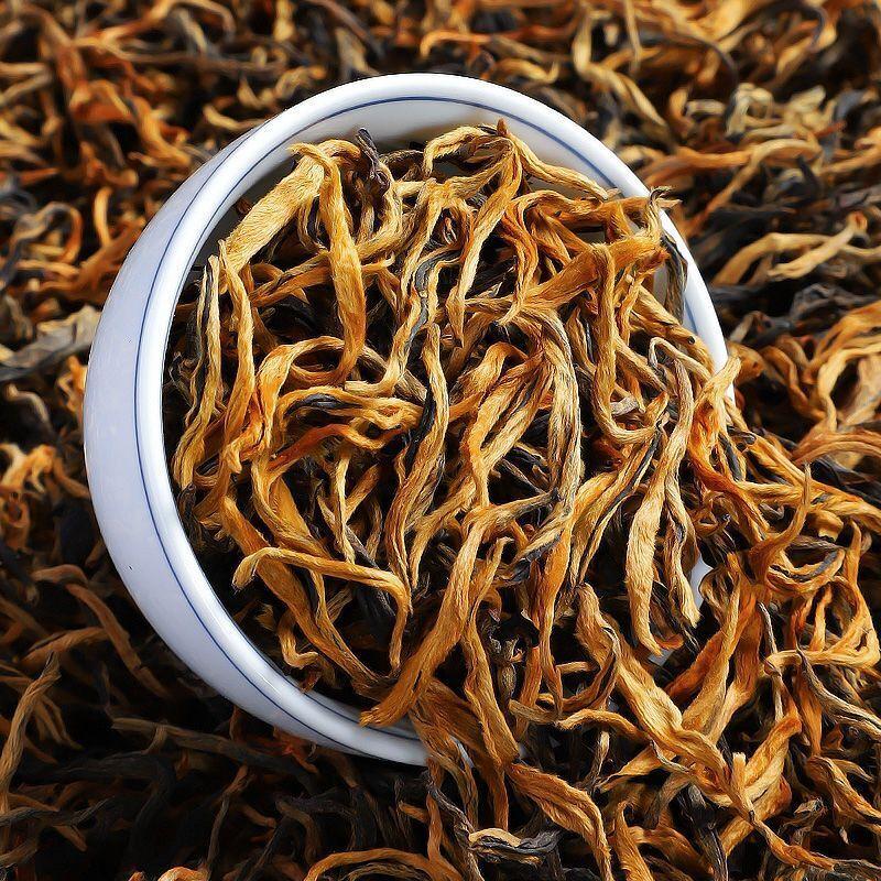 Премиальный чай Dianhong Golden Bud с медовым ароматом и древним деревом Gongfu, черный чай