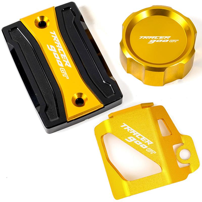 Для Yamaha TRACER 900/GT 900GT 2018 мотоциклетные передние крышки главного бачка тормозной жидкости и задняя крышка масляного бака