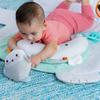 Bright Starts Tummy Time Prop Play Месяцы белого медведя и Лежание на животе Сидя Обучение кончиков пальцев Игра с руками 10841 и [0 вверх]