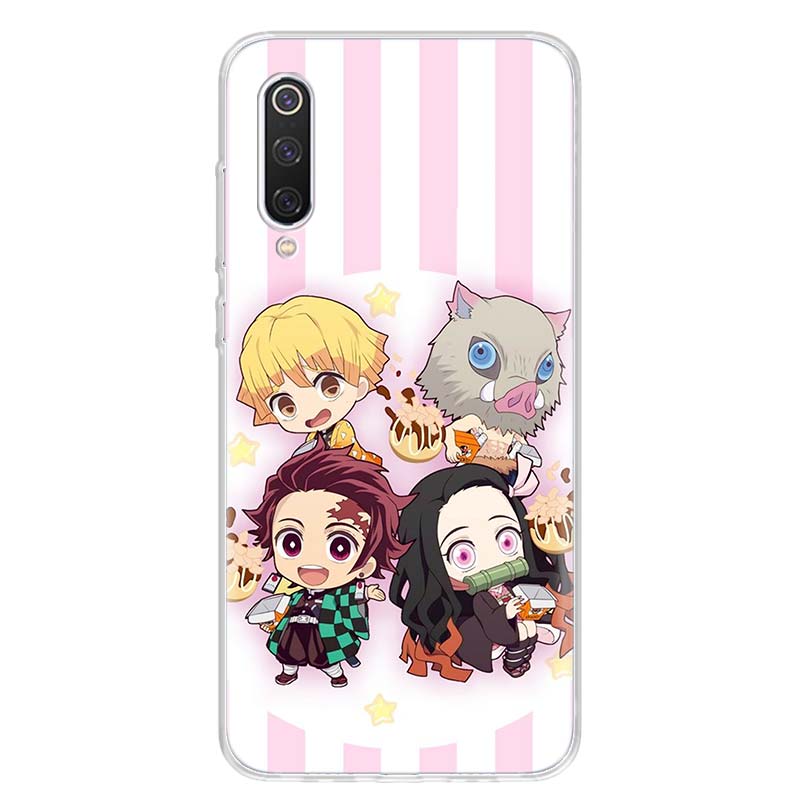 Симпатичный чехол для телефона Demon Slayer Kimetsu No Yaiba, чехол для телефона Xiaomi Redmi Note 10 Pro Max 10S 9 9S 9T 8 8T 11T 11S 11 5G 11E 7 6 5 4X