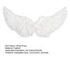 Handmade Angel Wings Creative White Feather Wings Cosplay Little Wings Props for Halloween Parties Festivals