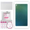 apgo Protective Skin Sticker for the Back Compatible with Huawei MediaPad M6 8.4, Wrap Film, Foil, Vinyl - Pattern Carbon Chameleon CAKA1