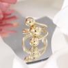 Adjustable Golden Ball Star Ring Fashion Trend New Ring Men and Women ADM