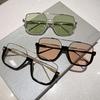 Модные винтажные квадратные солнцезащитные очки большого размера для женщин и мужчин, солнцезащитные очки UV400, модные солнцезащитные очки популярного дизайна