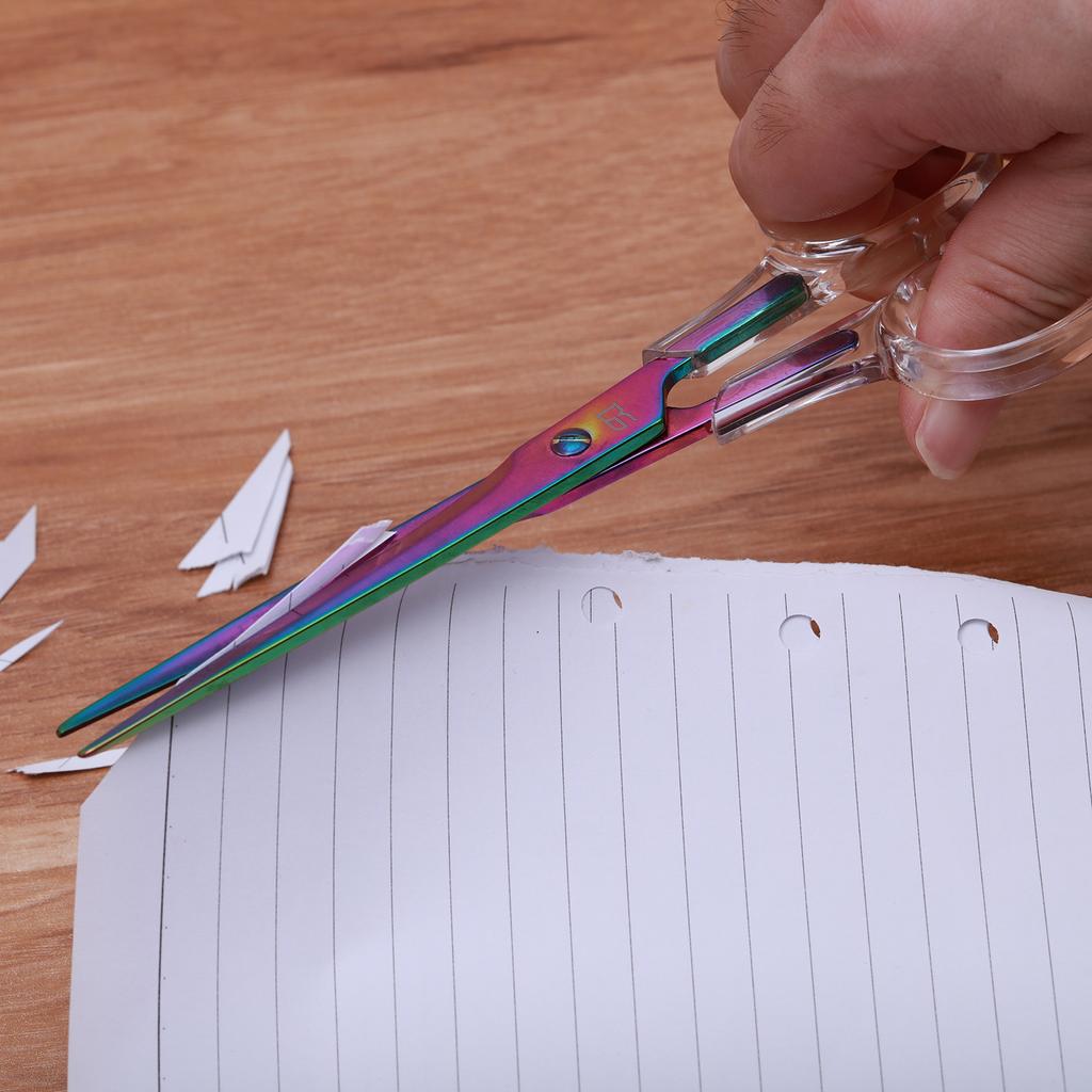 Transparent Acrylic 3-in-1 Set: Stapler + Staple Remover + Scissors Portable Office Desk Organizer Home School Supplies