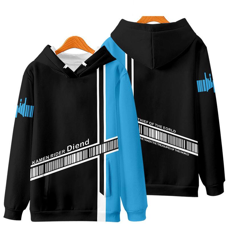 2025 Новый Камен Райдер 3D-печать Мужские/Женские Осенне-Зимние Аниме Толстовки Свитшот Толстовка с Длинным Рукавом Харадзюку Мультяшные Топы
