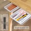 Under-Desk Adhesive Storage Drawer for Office & School Supplies