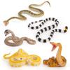 Funny Prank Props Halloween Scared Snake Toys Animal Model Rubber Snake Figure Simulation Snake