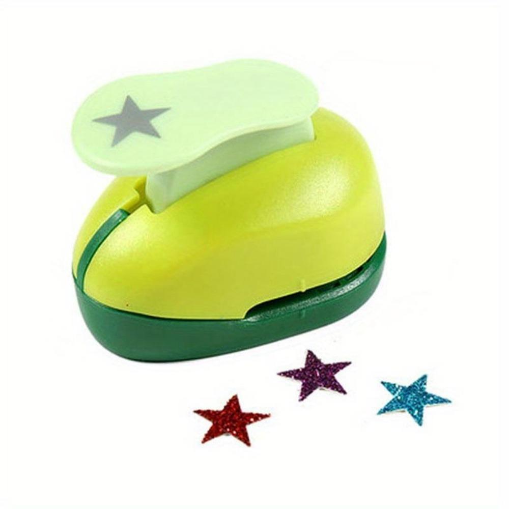 1 шт., случайный цвет ракушки, форма звезды, дырокол, резак для бумаги, скрапбукинг, школьный дырокол, инструмент для тиснения