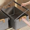 Steel Frame Folding Storage Boxes with Cover Dust-Proof Moisture-Proof Clothes Trousers Home Wardrobe Storage Box