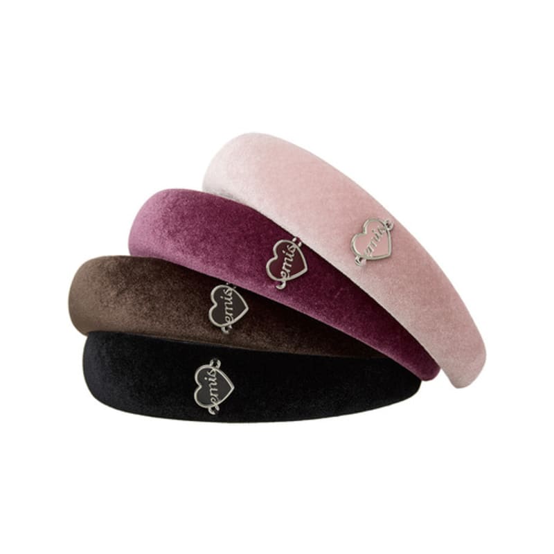 Emis ПОДВЕСКА С ЛОГОТИПОМ СЕРДЦА, РЕЗИНКА ДЛЯ ВОЛОС