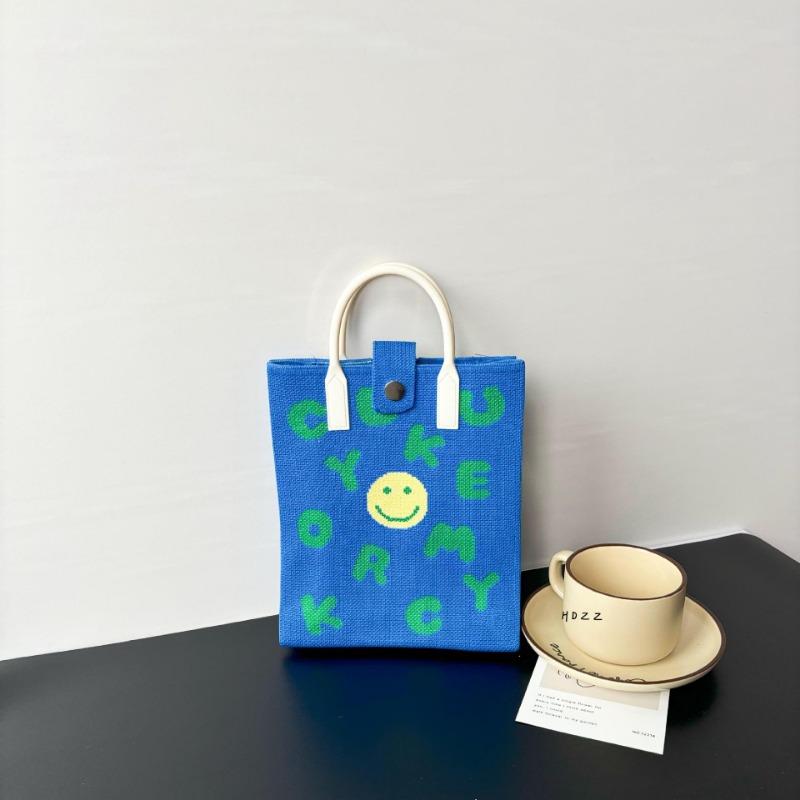 Премиальный стиль, сумка для мобильного телефона большой вместимости, вязаная сумка, нишевая, универсальная, на плечо, мессенджер, мультяшная, модная, дамская сумочка