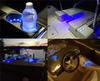 1Pcs 14LED RGB Recessed Stainless Steel Cup Holder For Car RV Truck Marine Boat