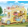 EPOCH Sylvanian Families Playground Bus Toy S-70 ST Mark Certified for Ages 3 and Up Dollhouse Accessory