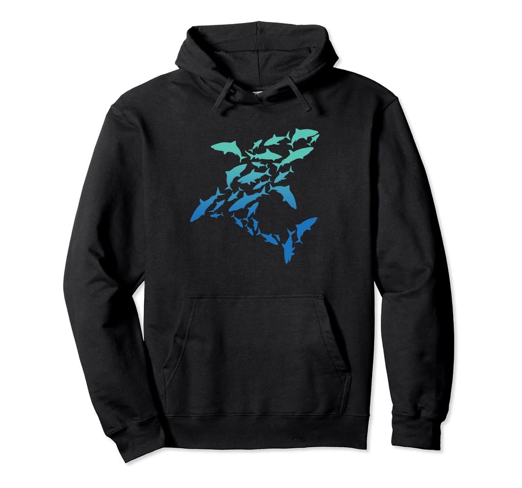 Shark Gift Marine Biology Ocean Diving Shark Hoodie