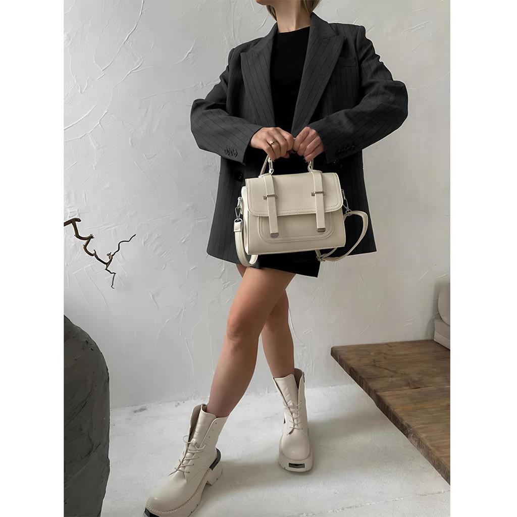 Минималистская мужская сумка через плечо, модные мужские сумки из искусственной кожи, маленькая сумка-мессенджер в стиле флип для мужчин, дизайнерская сумка