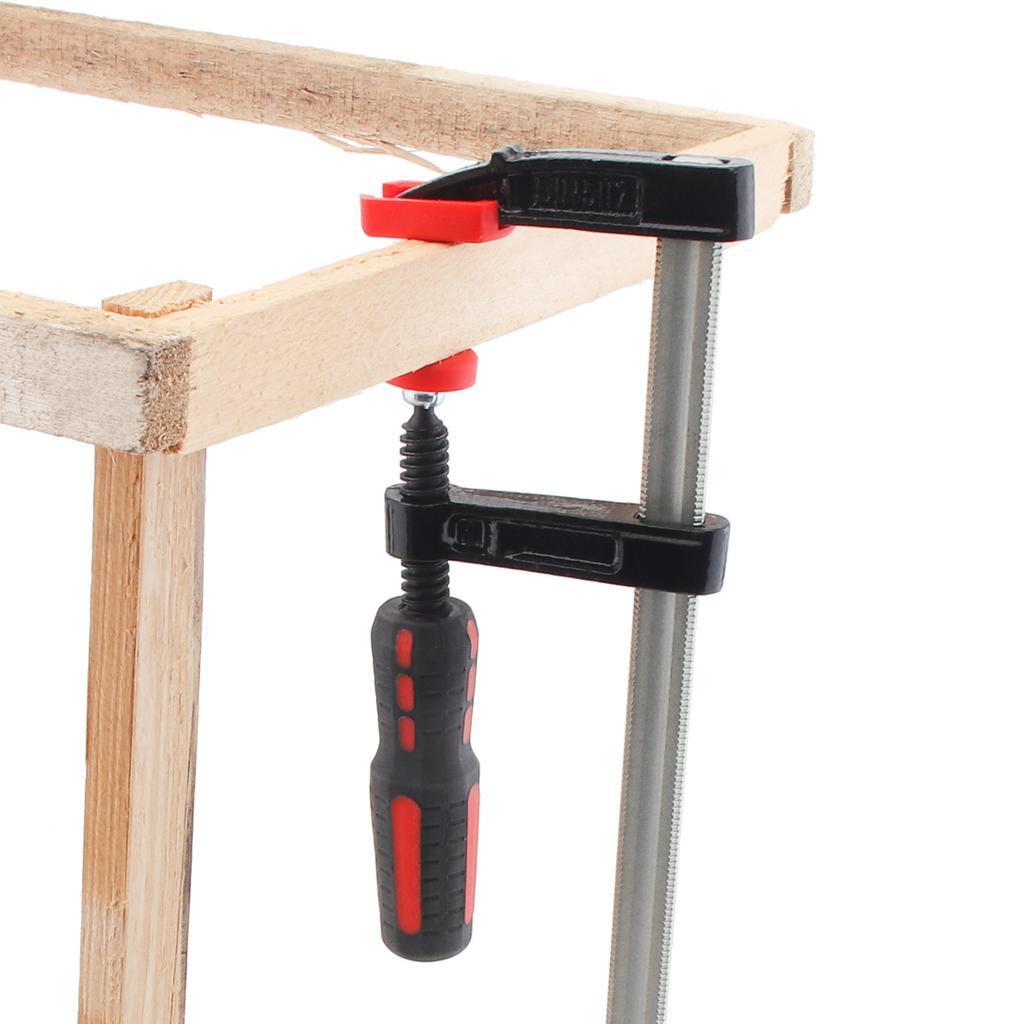 2pcs/set 8 12 Inch German F Shape Steel Bar Clamps for Carpenter Woodworking Heavy Cast Iron F Clamps Clip DIY Hand Tools