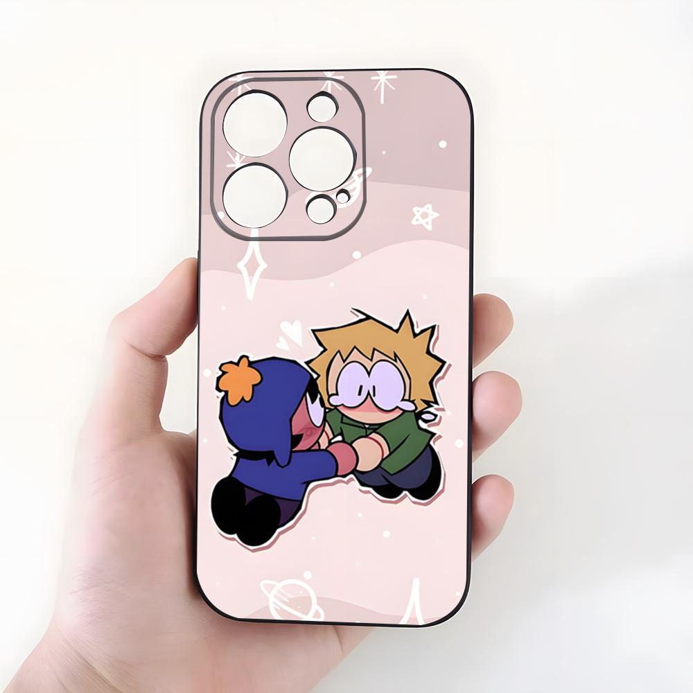 Милый мультяшный чехол для телефона South Park для IPhone 17 Pro Max 15 Pro 16 14 Plus 12 13 Mini 11 Pro Противоударный мягкий чехол