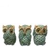 3pcs/sets Cute Owl Ornaments Wine Cabinet Living Room Desk Home Desk Decoration Resin Crafts 2024 New Decorative Figurines