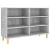 VidaXL Buffet Gris béton 103,5x35x70 cm Aggloméré