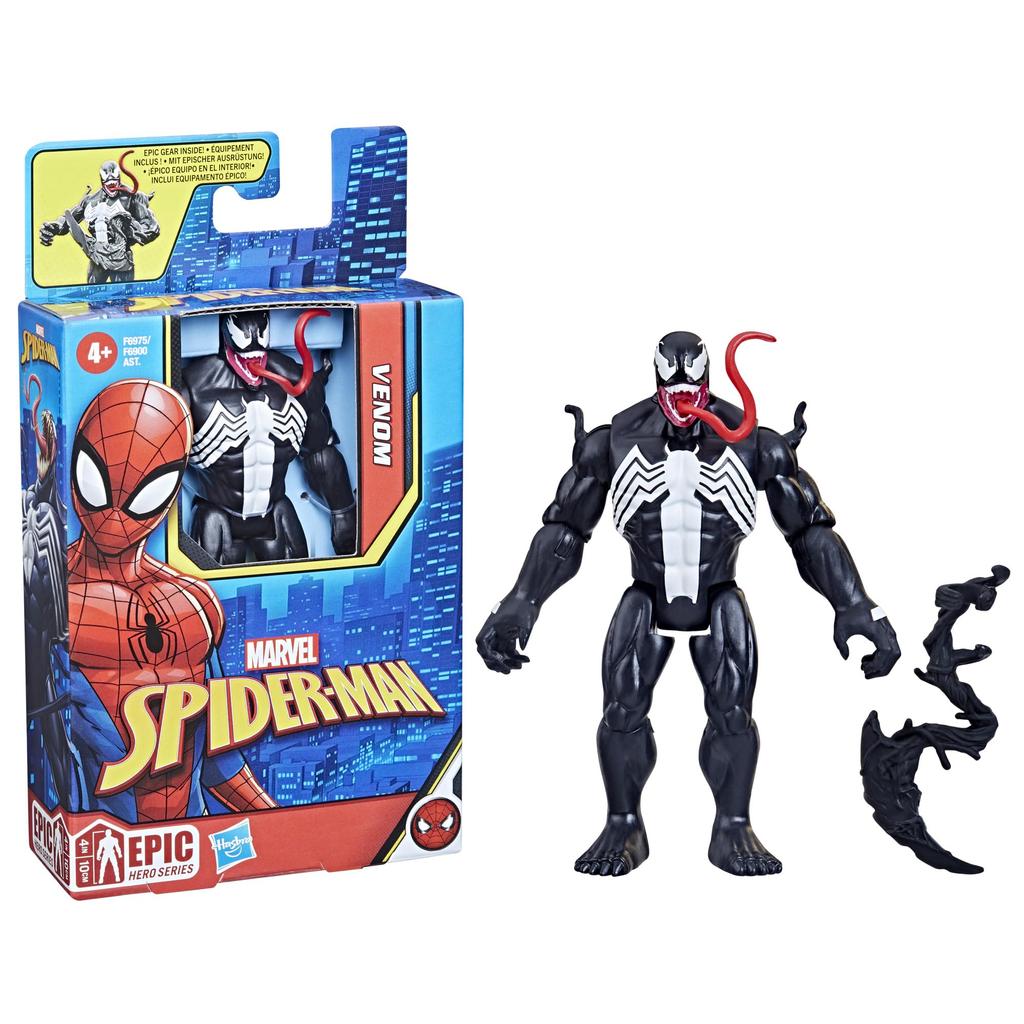 Hasbro MARVEL Epic Hero Series Venom фигурка 4 дюйма подходит для детей от 4 лет и старше F6975 подлинный продукт Spider-Man (10см) аксессуары,