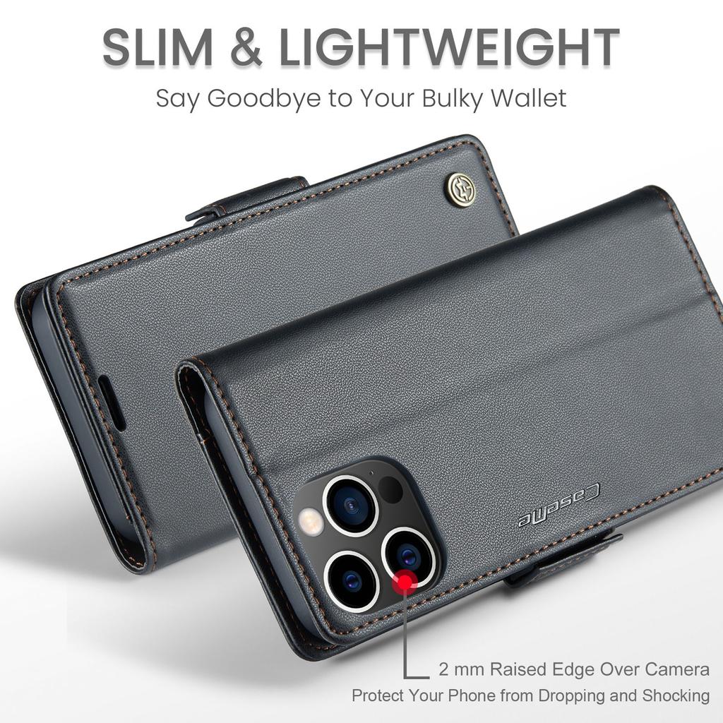 Кошелек CaseMe для iPhone 14 Pro Max Plus 13 12 Mini 11, Премиальная кожа PU, Чехол-книжка, Магнитный держатель для кредитных карт, Чехол для телефона