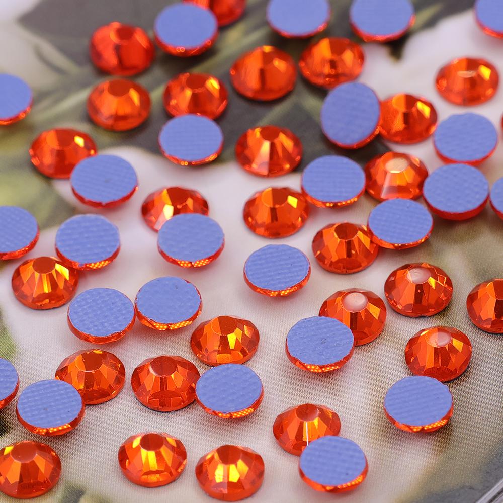 CJ SS20 Loose Round Flat Back Crystal Rhinestones Multi Colours Hot-Fix
