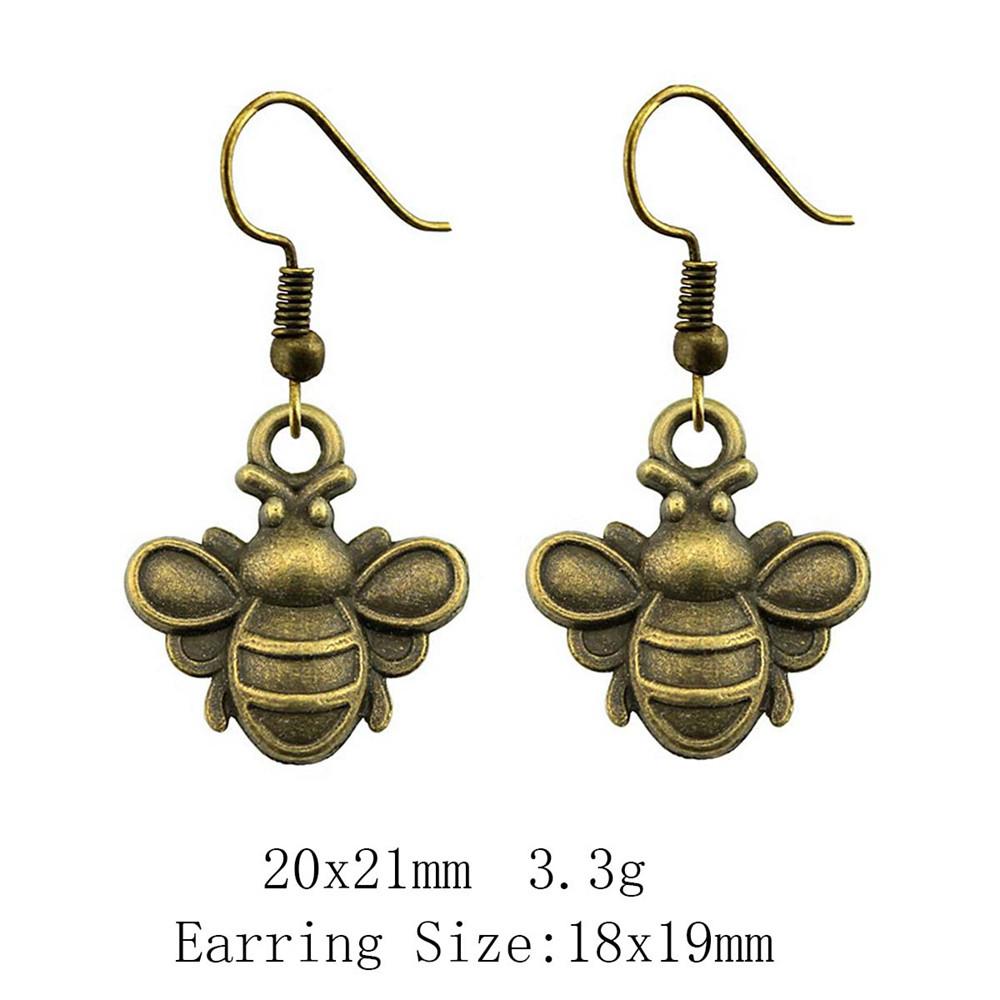 Подарки для женщин Серьги-клипсы в виде пчелиных сот, серьги-подвески и висячие серьги, женская одежда, милые серьги