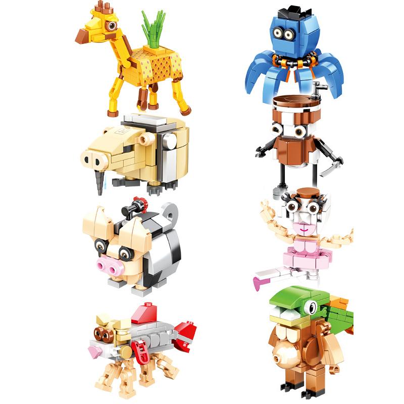 LiriLi Larlla Фигурка Блок Игрушка Bombombini Guzini Brr Brr Patapim Tralalero Tralala Фигурки Игрушки Строительные Блоки для Детей