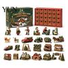 Holiday Countdown Toy 2026 Christmas Tree Farm Advent Calendar, 24 Days Box with Mini December Figures And Accessories for Kids Collectors,