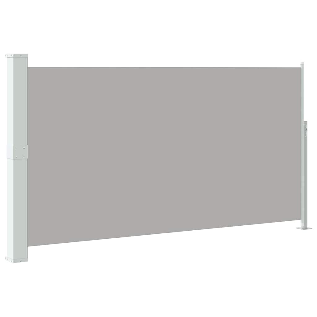 Retractable Side Awning 160 x 300 cm Gray