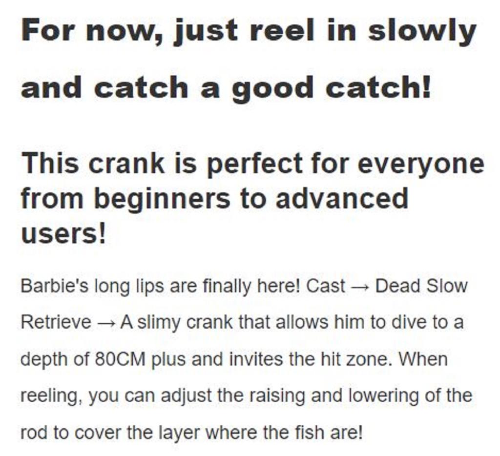 Rob Lure Barbie Long F 50.5mm 1.6 Grams Floating Lure 08 (4903)