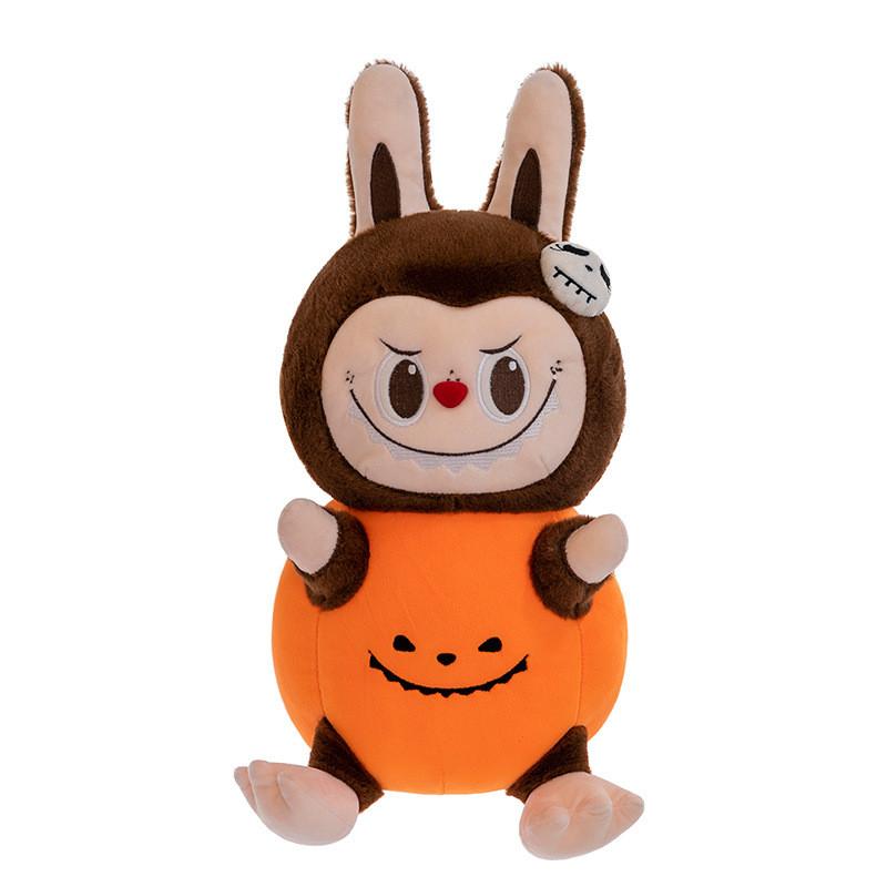 Adorable Halloween Pumpkin Labubu Plush Toy Soft And Cuddly 30cm And 40cm Sizes