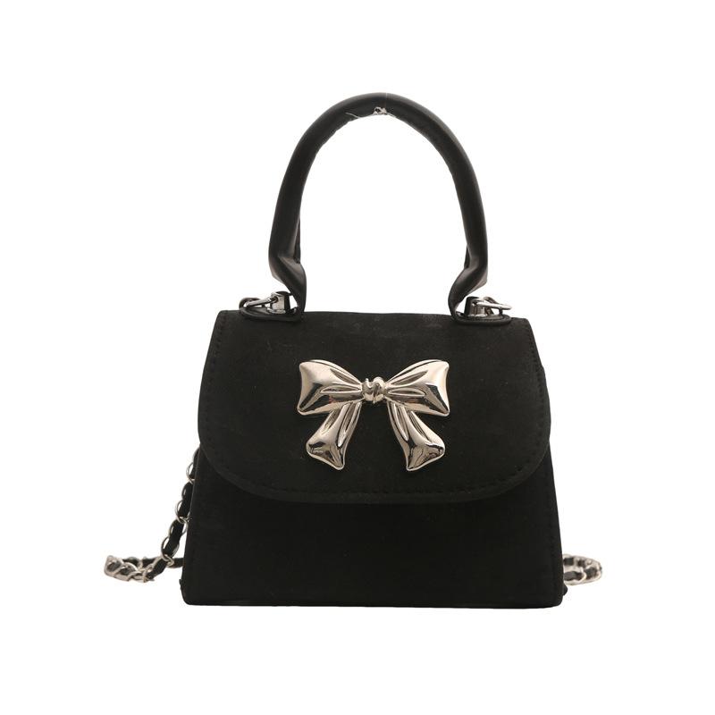 Новая Популярная Сумка Кроссбоди с Бантом, Простая, с Высоким Внешним Видом и Модная Маленькая Сумка, Женская Модная Мини Квадратная Сумка