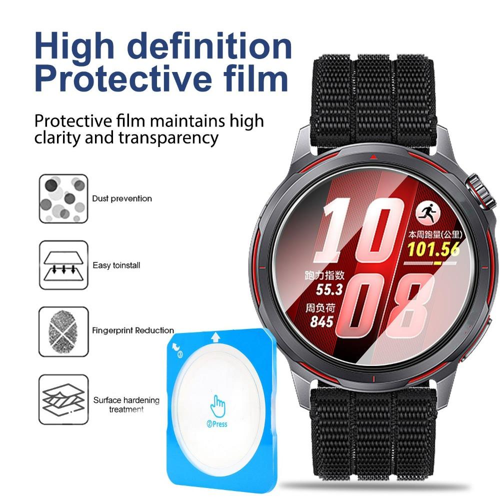 1-5 шт. Легко устанавливаемая пленка из закаленного стекла для Huawei Watch GT Runner2, HD-защита экрана от царапин для Huawei GT Runner 2