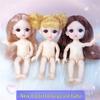 17 см 8-точечная кукла BJD с пухлыми губами, реалистичными 3D глазами, 13 шарниров