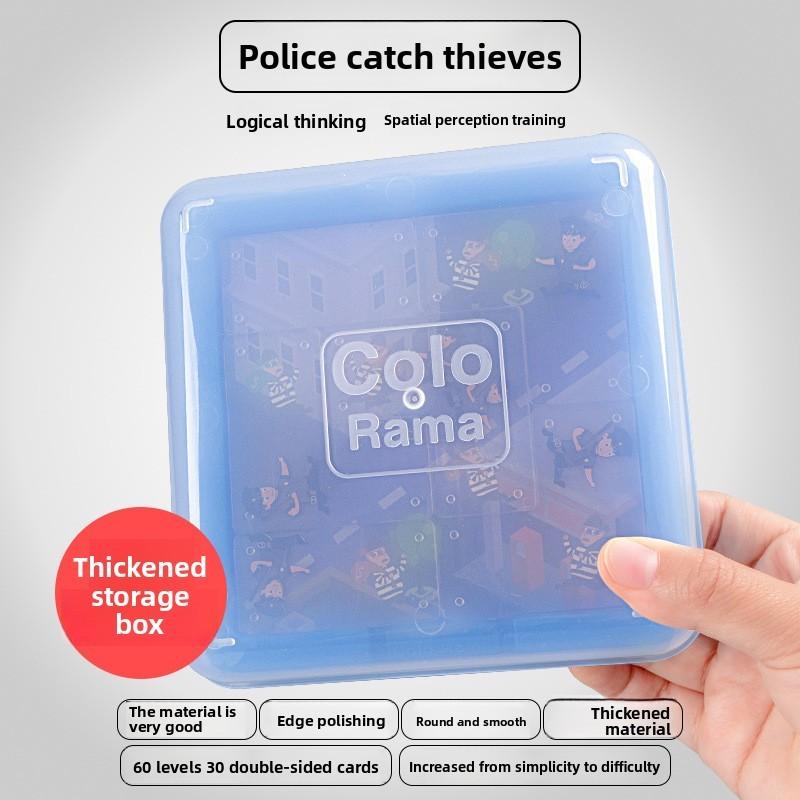 Пазл для детей Полицейская погоня Вор Стратегическая игра для детей